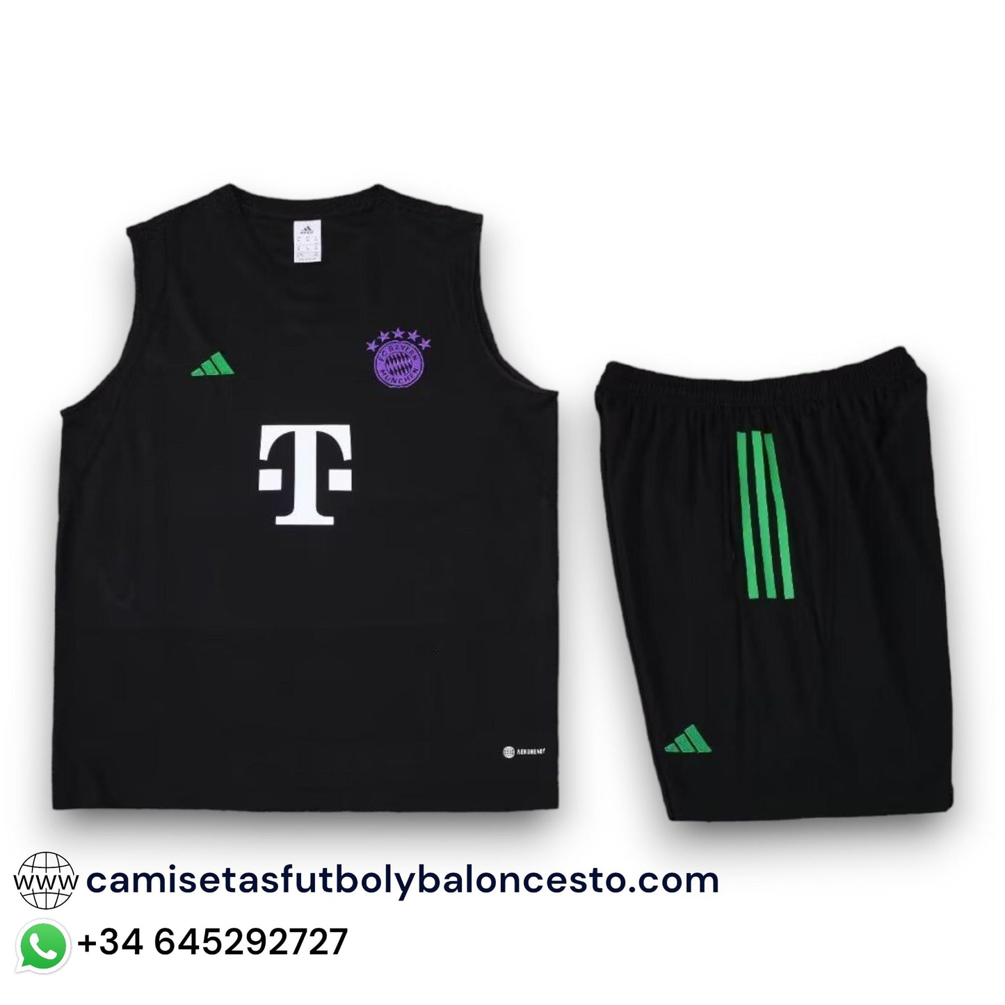 Conjunto Bayern de Munich  2023-2024 Visitante - Tirantes - Entrenamiento