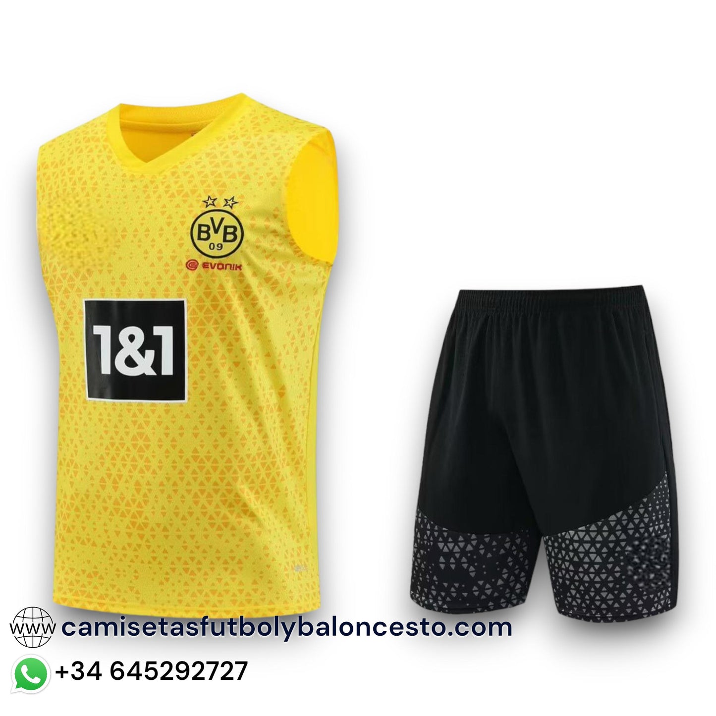 Conjunto Borussia Dortmund  2023-2024 Local - Tirantes - Entrenamiento