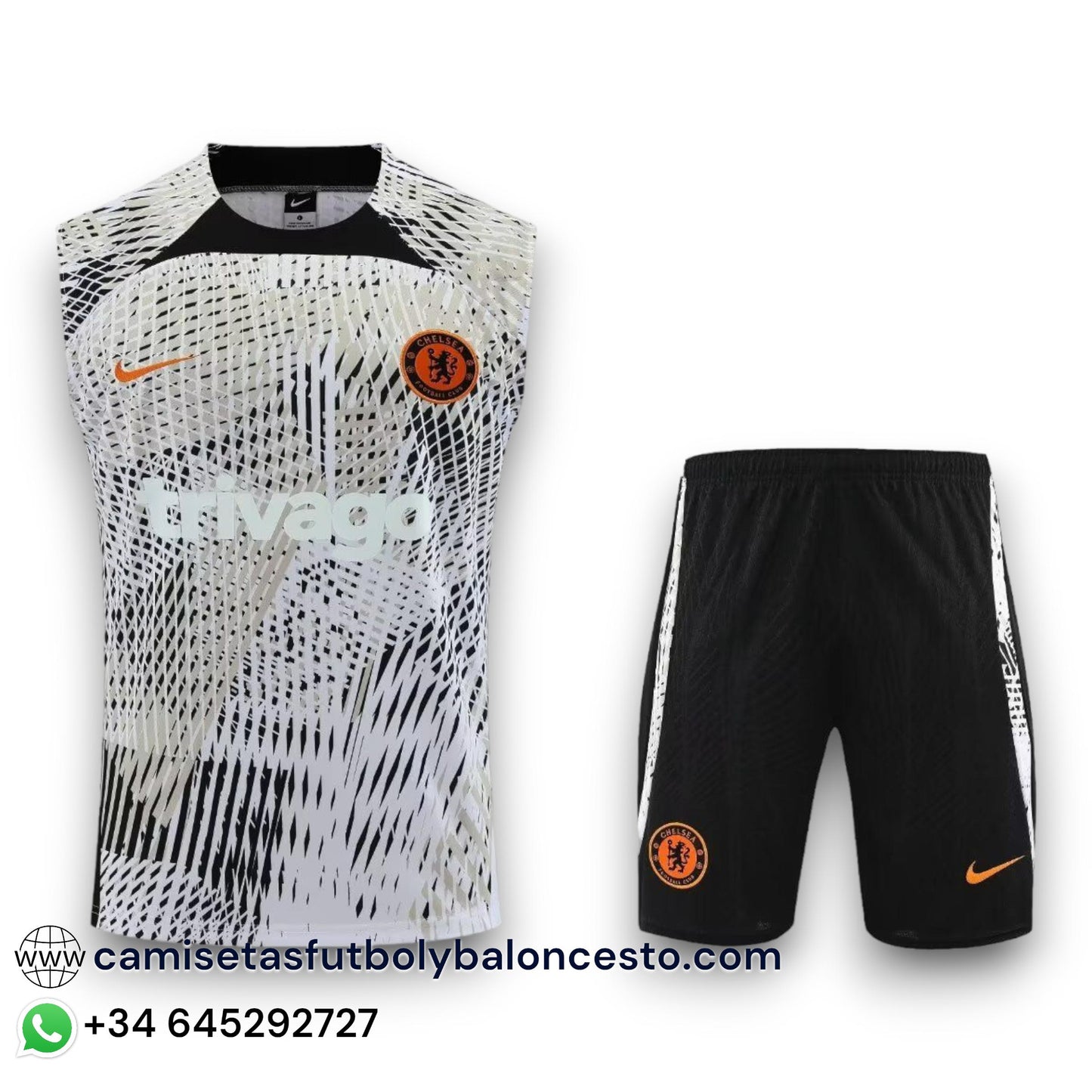 Conjunto Chelsea 2023-2024 Alternativo - Tirantes - Entrenamiento