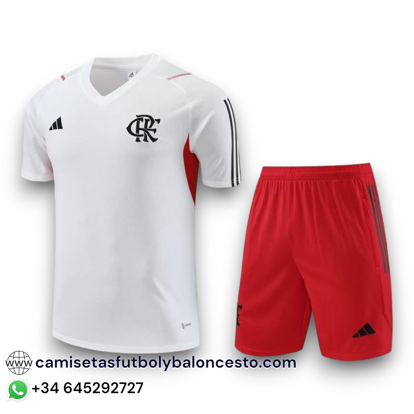 Conjunto Flamengo 2023-2024 Visitante - Entrenamiento