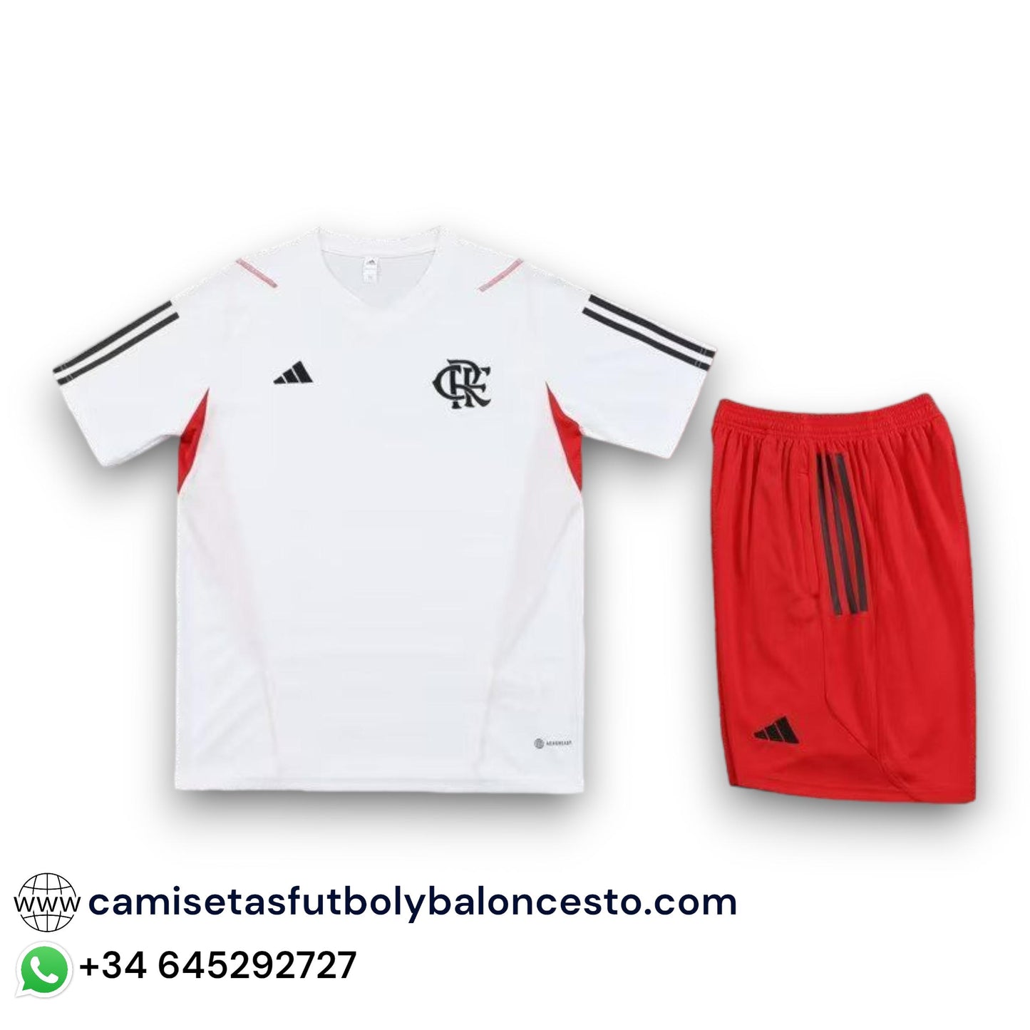 Conjunto Flamengo 2023-2024 Visitante - Entrenamiento