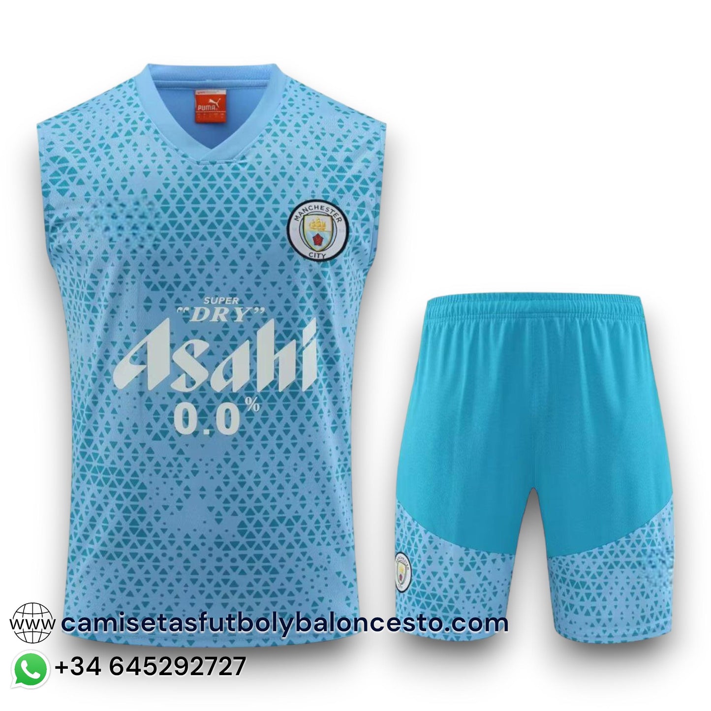 Conjunto Manchester City 2023-2024 Alternativo - Tirantes - Entrenamiento