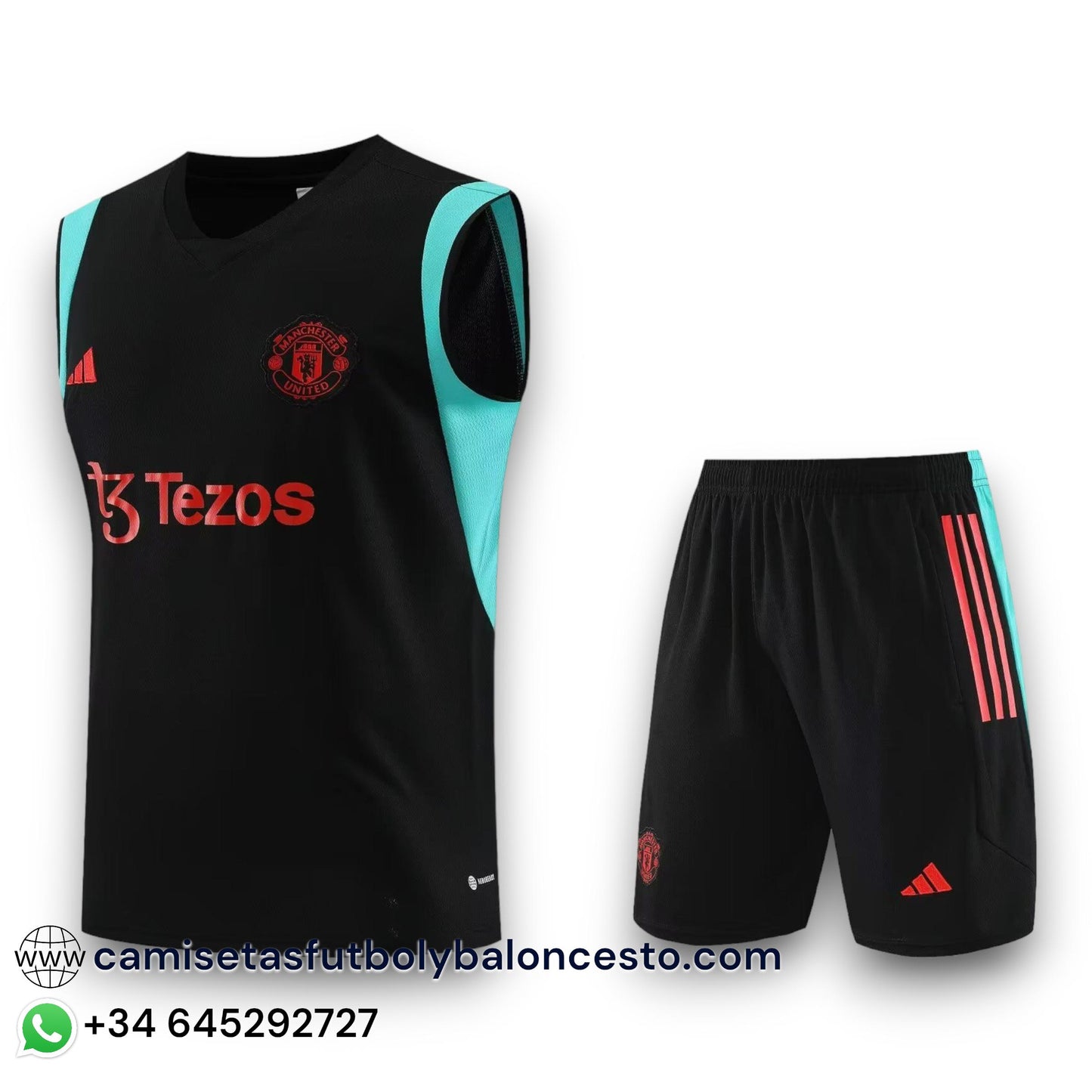 Conjunto Manchester United 2023-2024 Alternativo - Tirantes - Entrenamiento