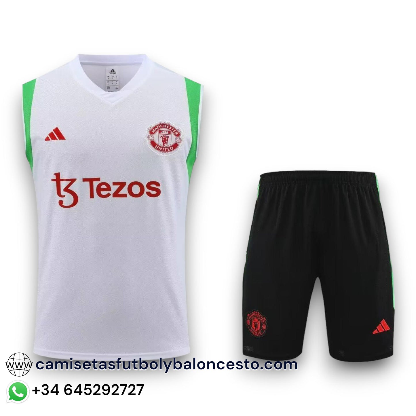 Conjunto Manchester United 2023-2024 Visitante - Tirantes - Entrenamiento