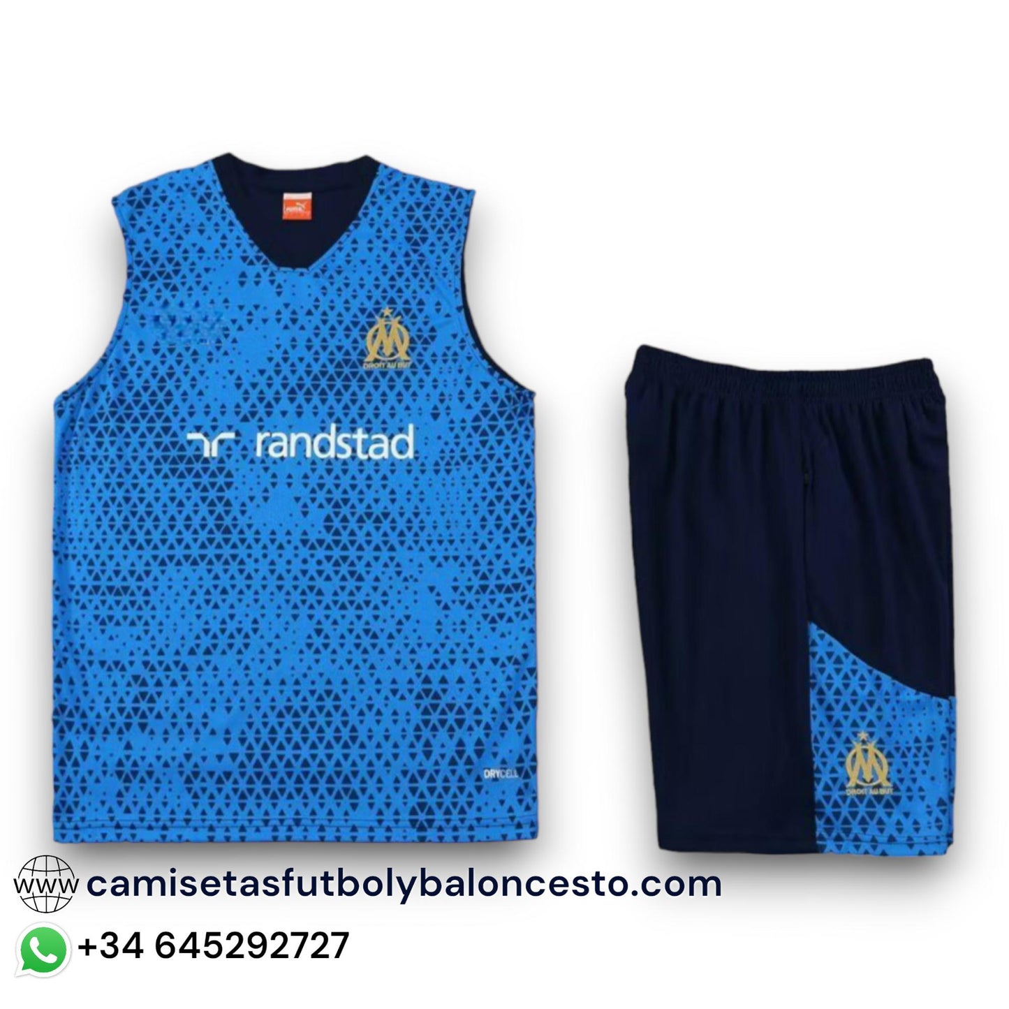 Conjunto Marsella  2023-2024 Local - Tirantes - Entrenamiento