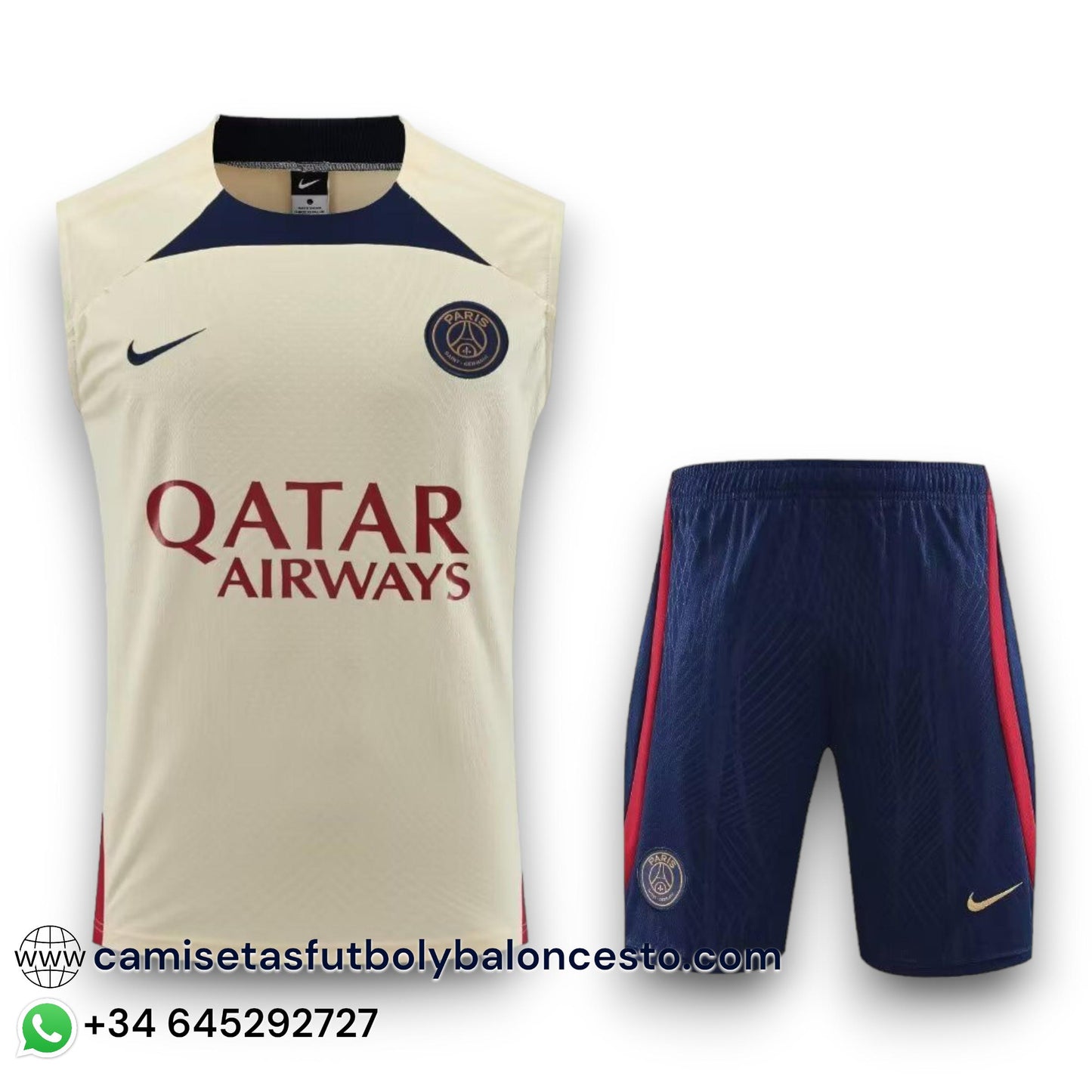 Conjunto PSG  2023-2024 Alternativo - Tirantes - Entrenamiento