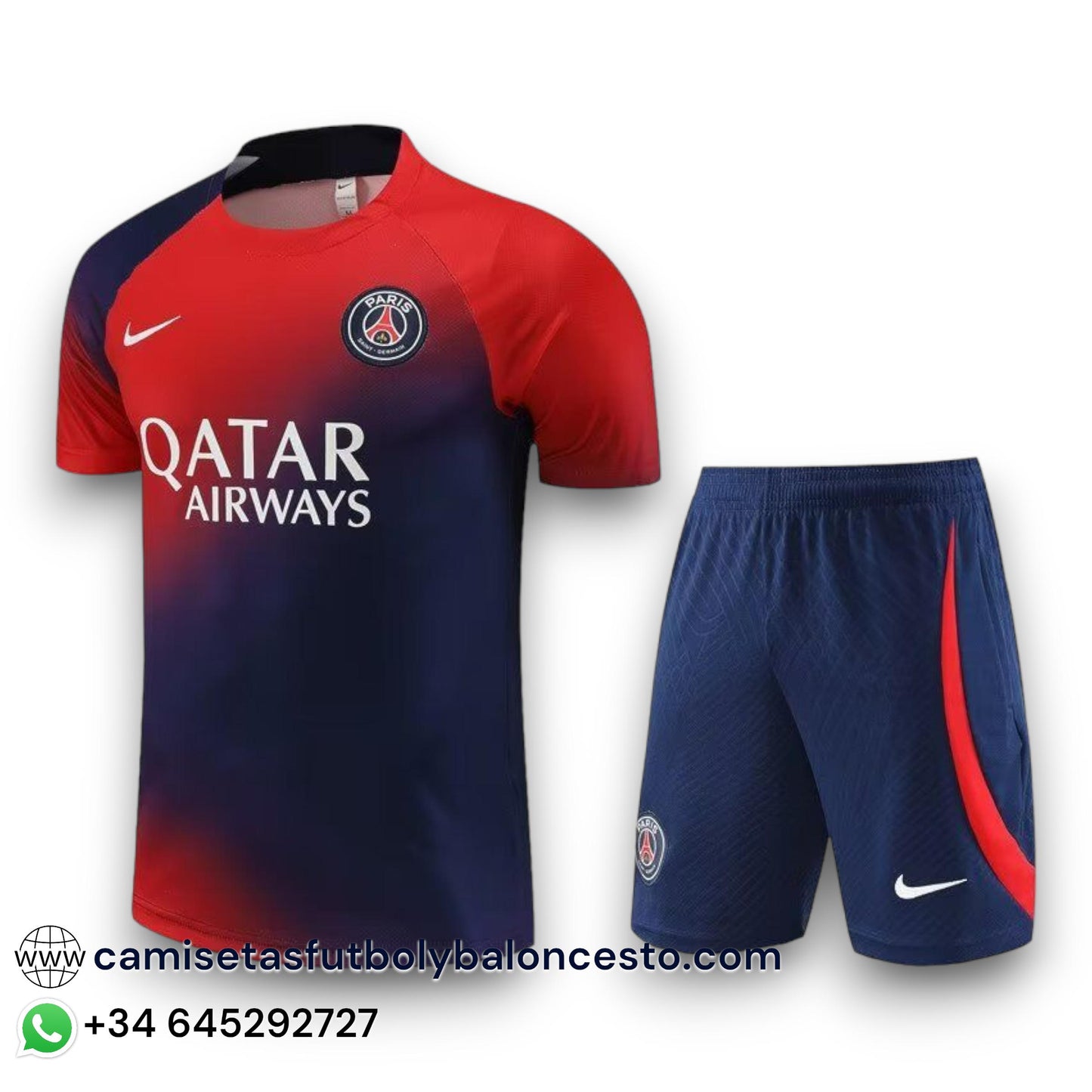 Conjunto PSG 2023-2024 Pre-Partido - Entrenamiento