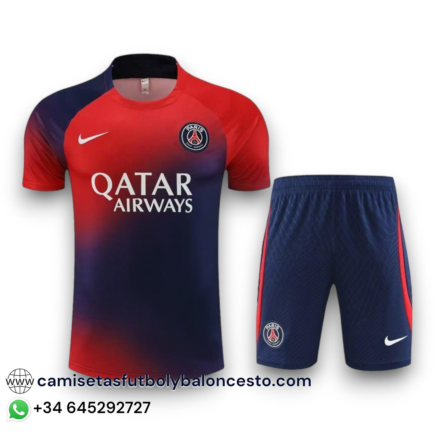 Conjunto PSG 2023-2024 Pre-Partido - Entrenamiento