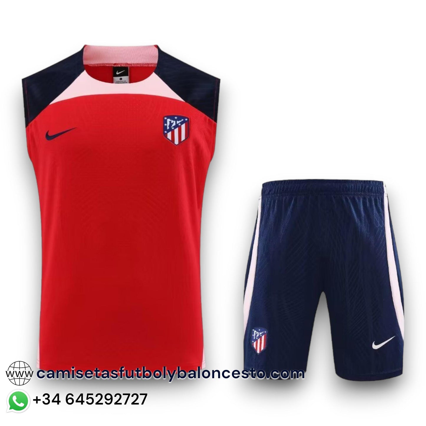 Conjunto Atlético de Madrid  2023-2024 Local - Tirantes - Entrenamiento