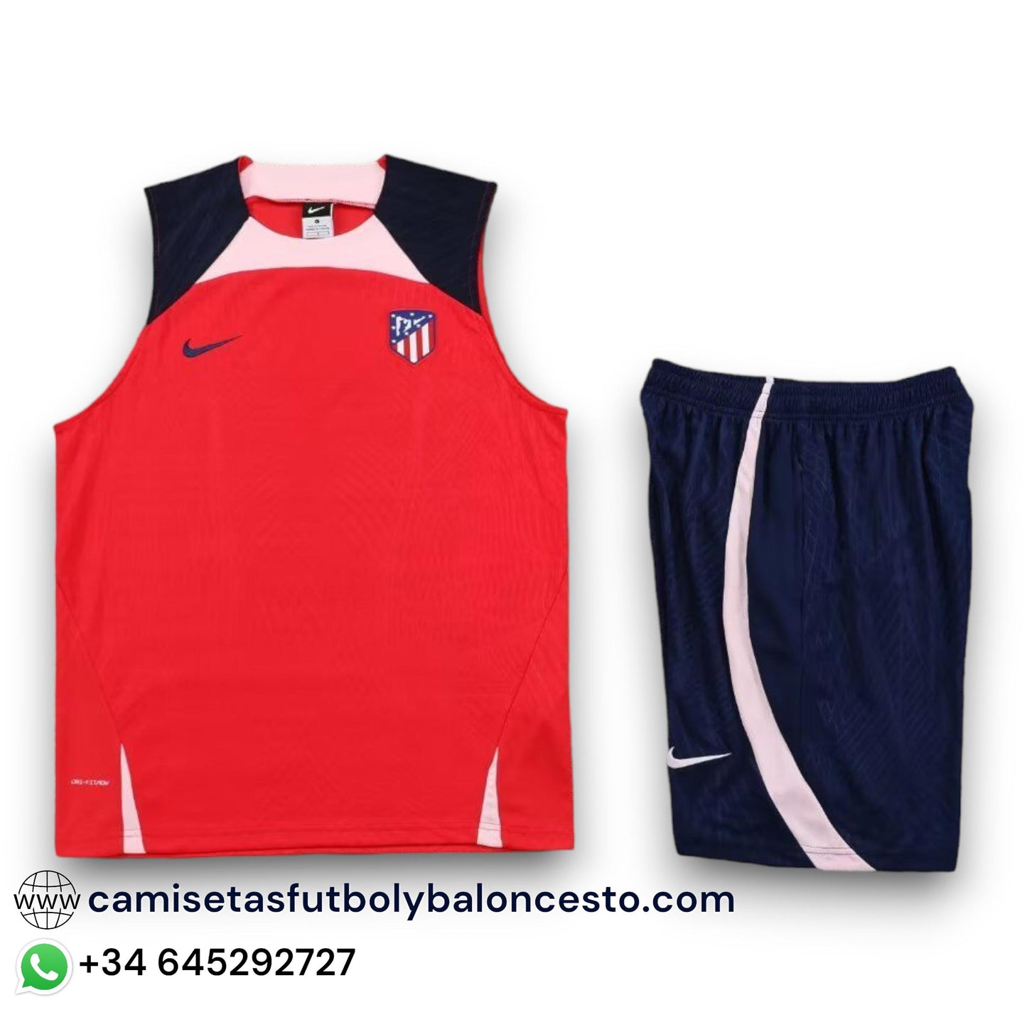 Conjunto Atlético de Madrid  2023-2024 Local - Tirantes - Entrenamiento