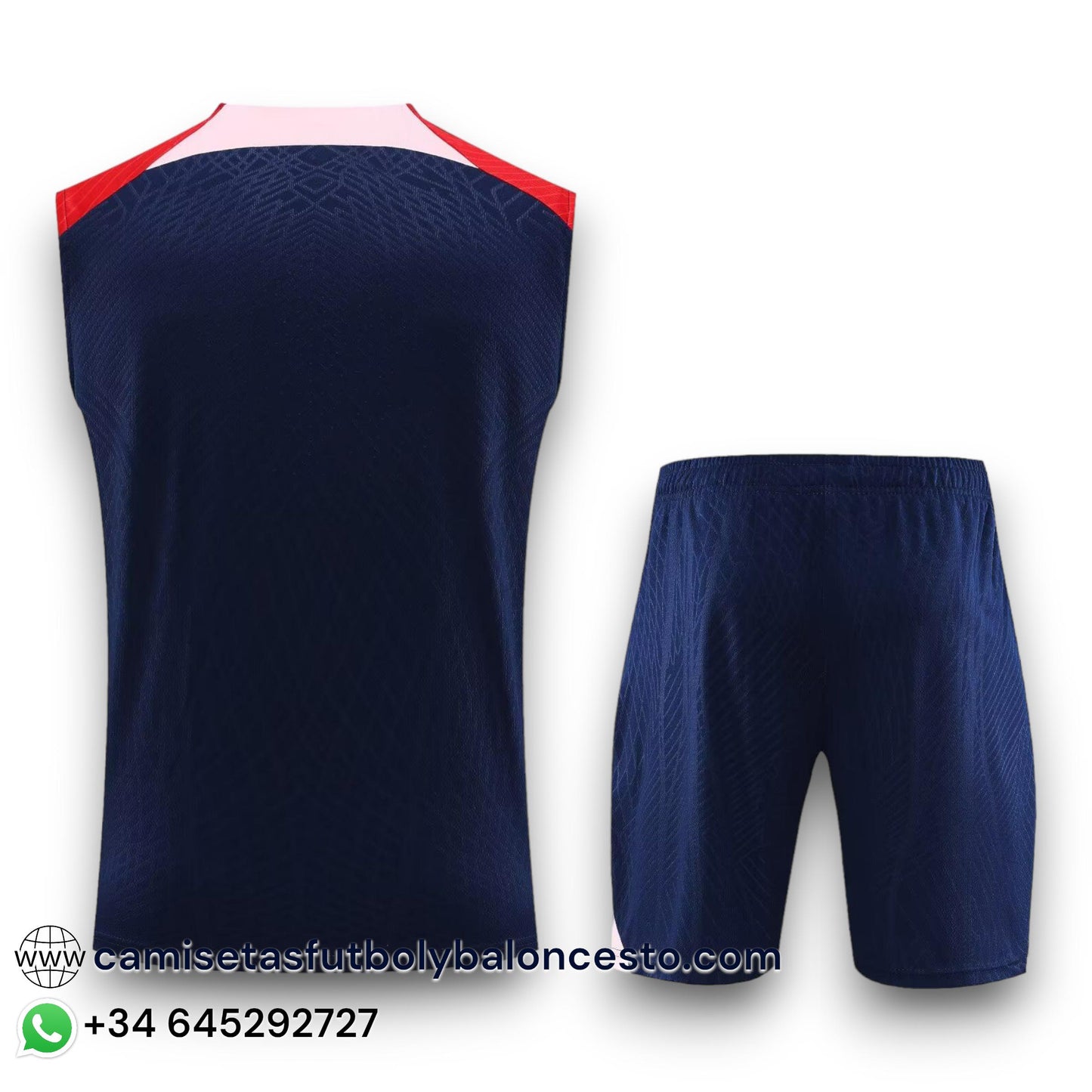 Conjunto Atlético de Madrid  2023-2024 Visitante - Tirantes - Entrenamiento