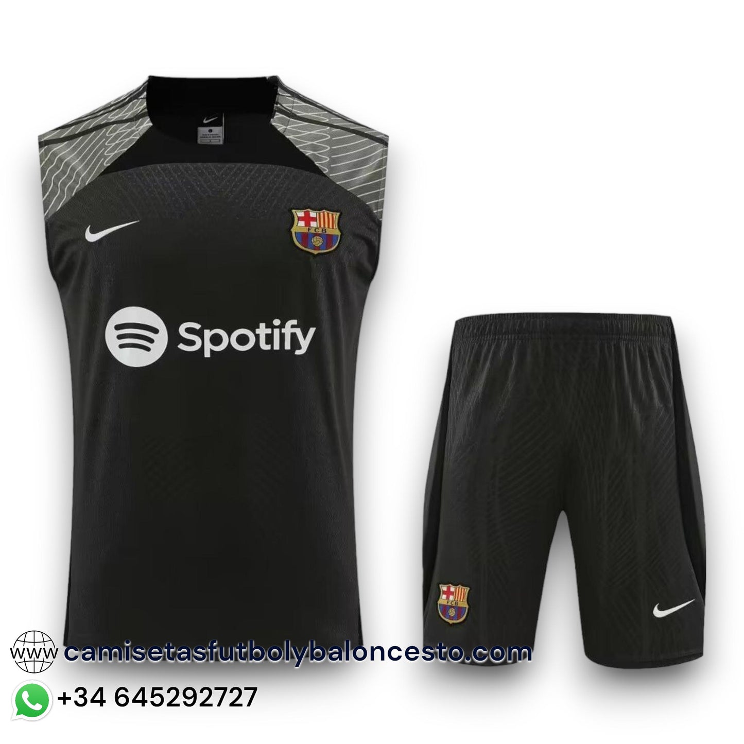 Conjunto Barcelona  2023-2024 Alternativo 2 - Tirantes - Entrenamiento