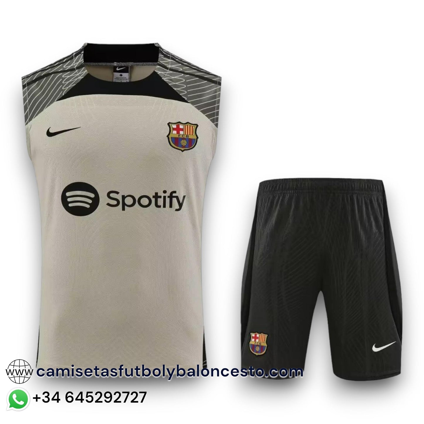 Conjunto Barcelona  2023-2024 Alternativo 3 - Tirantes - Entrenamiento