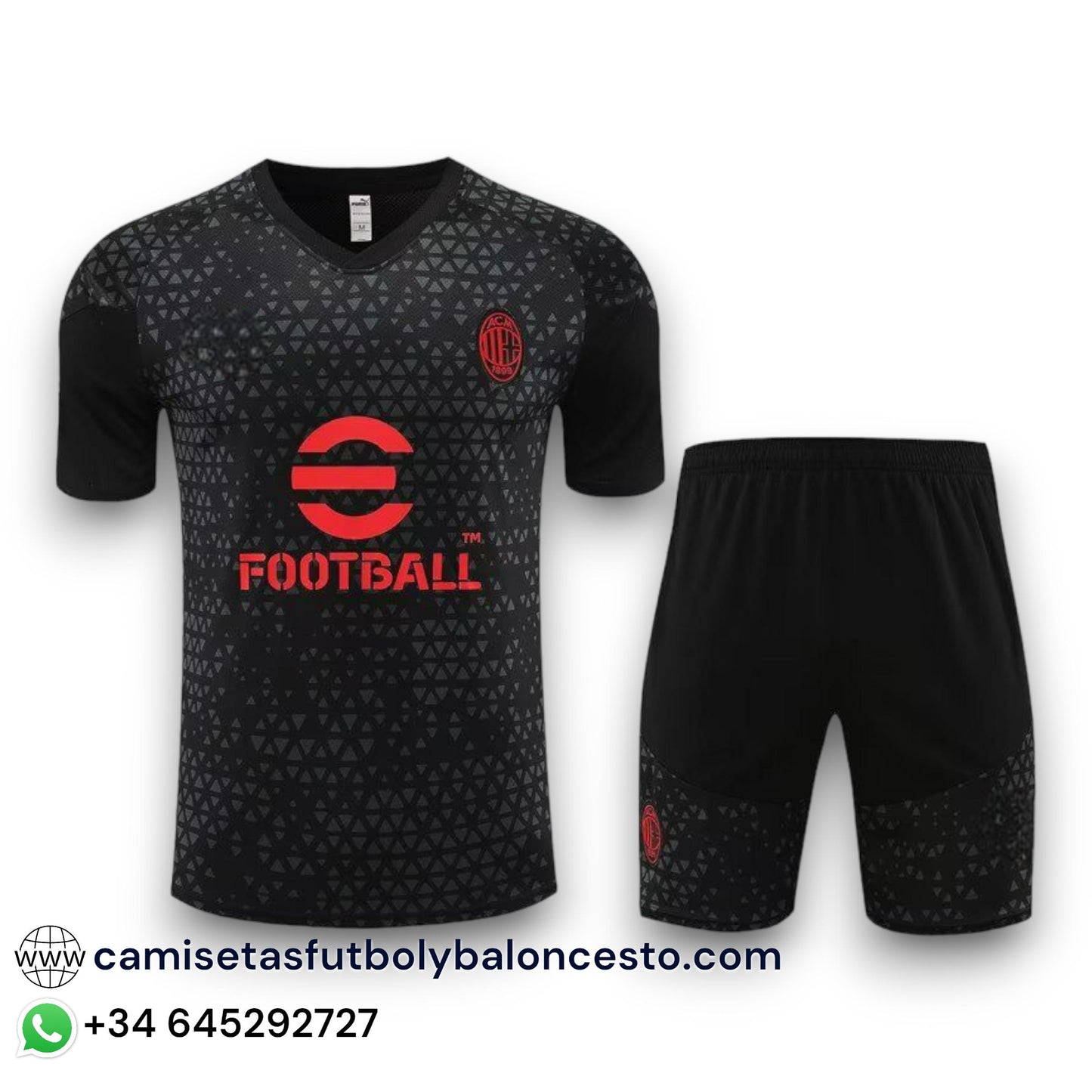 Conjunto Milan 2023-2024 Alternativo 2 - Entrenamiento