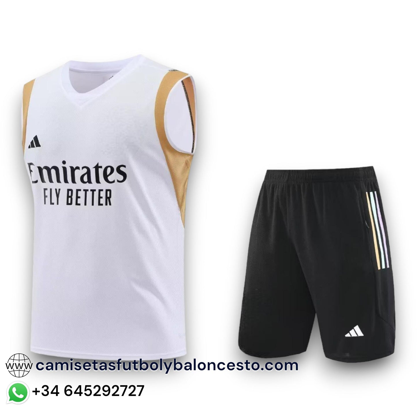 Conjunto Real Madrid  2023-2024 Local - Tirantes - Entrenamiento