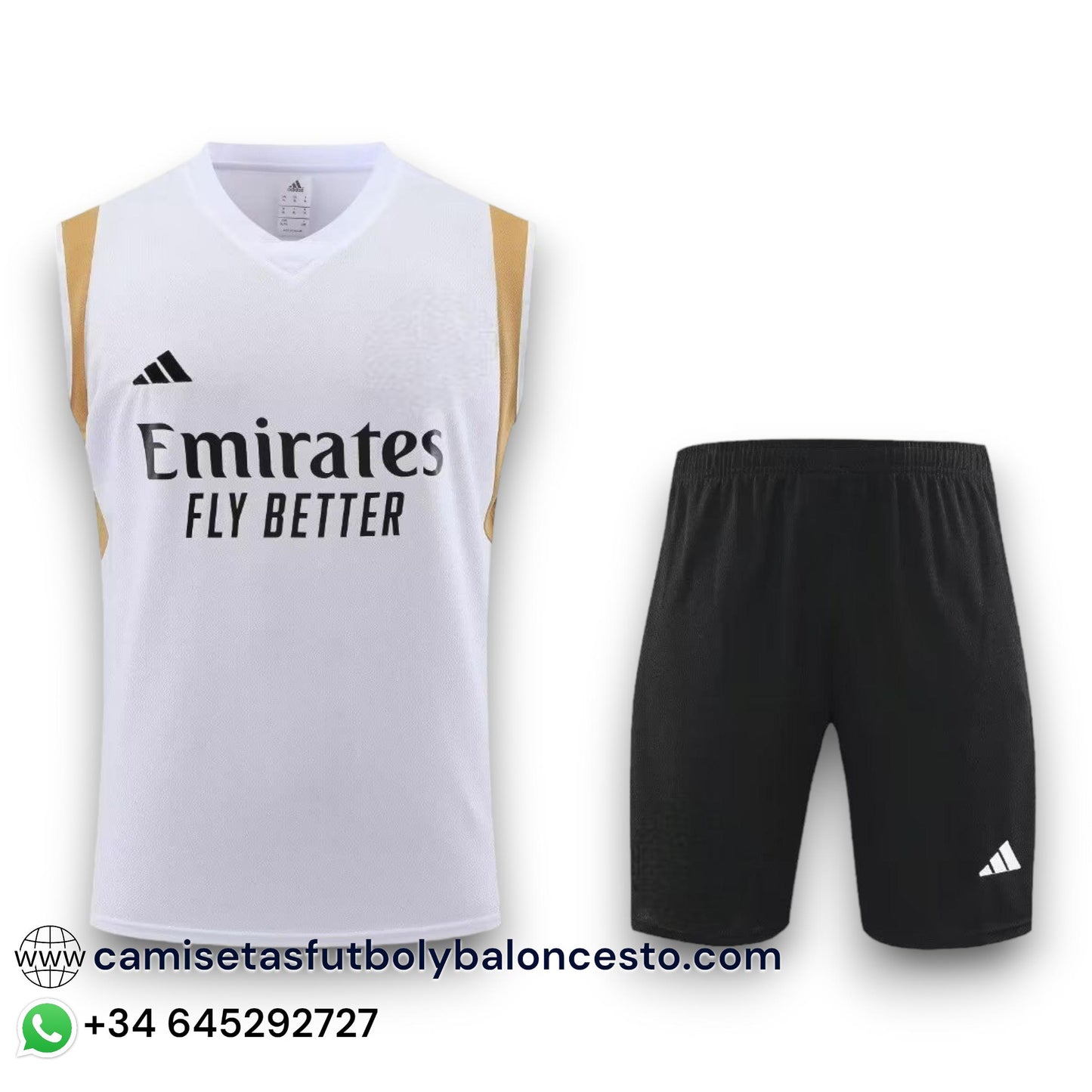 Conjunto Real Madrid  2023-2024 Local - Tirantes - Entrenamiento