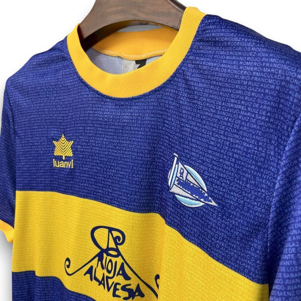 Camiseta Alavés 2000-2001 Final UEFA