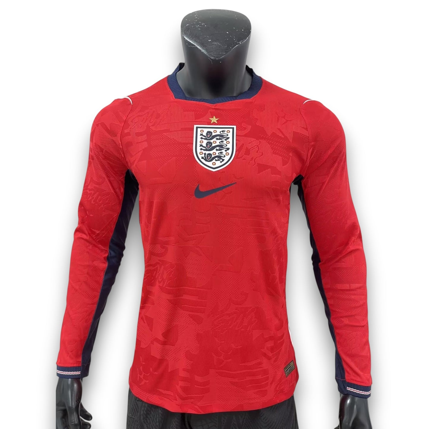 Camiseta Inglaterra 2026 Visitante Manga Larga - Version Pro Player