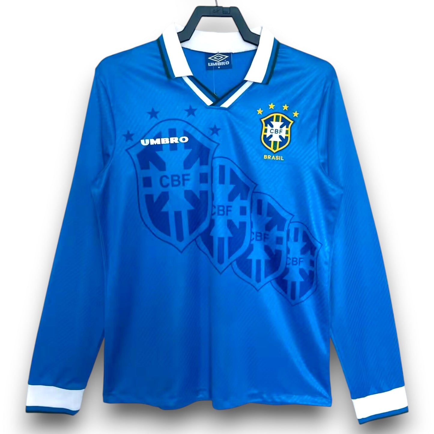 Camiseta Brasil 1995-1997 Visitante - Manga larga
