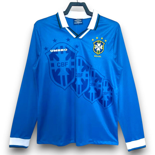 Camiseta Brasil 1995-1997 Visitante - Manga larga
