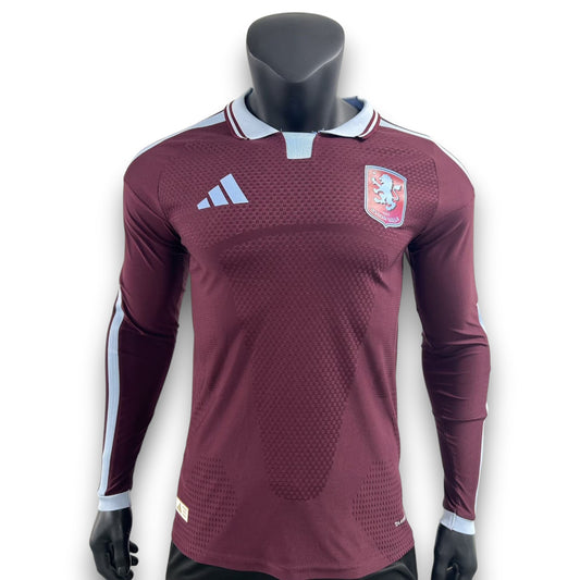 Camiseta Aston Villa 2026-2027 Local Manga Larga - Version Pro Player