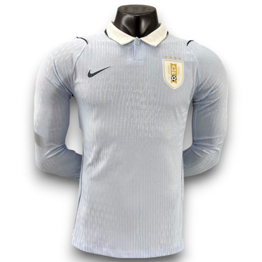 Camiseta Uruguay 2025-2026 Local Manga Larga - Version Pro Player