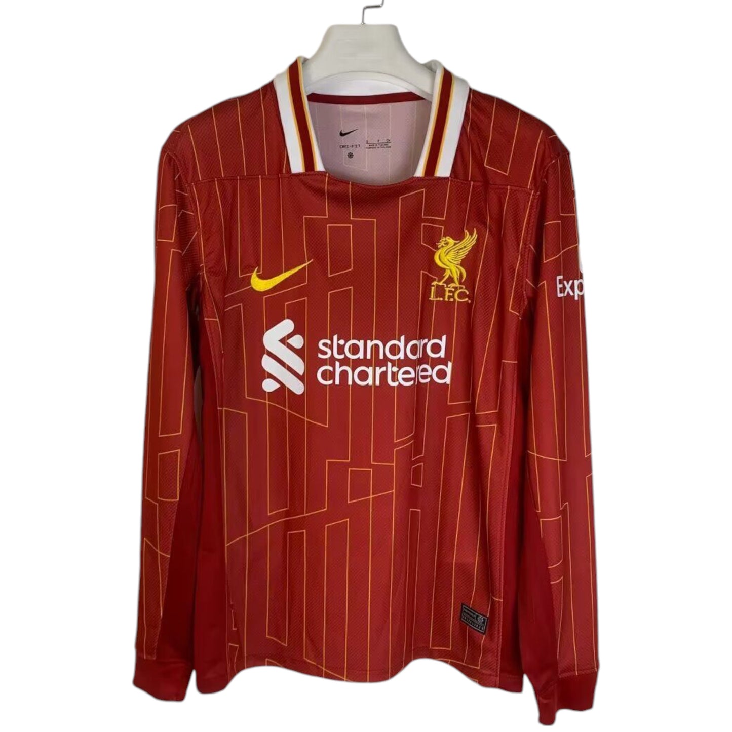 Camiseta Liverpool 2024-2025 Local Manga Larga