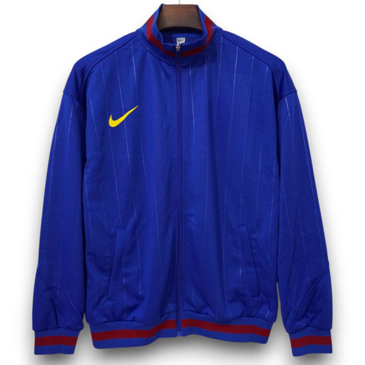 Chaqueta Fc Barcelona 2025-2026 Azul Cortavientos