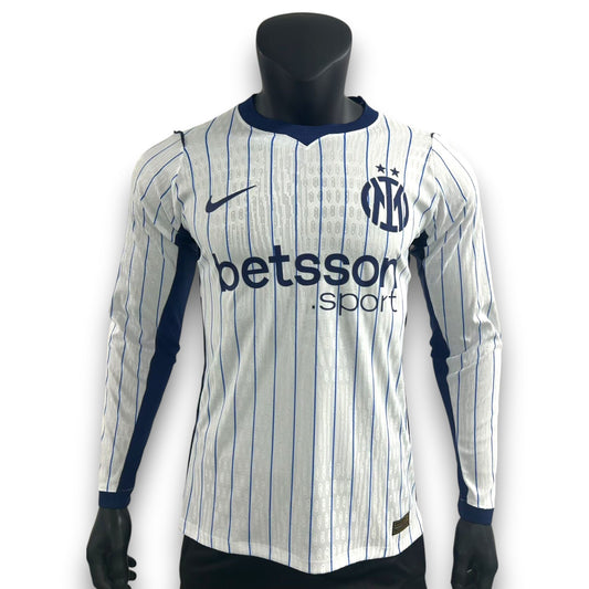 Camiseta Inter Milán 2026-2027 Visitante Manga Larga - Versión Pro Player