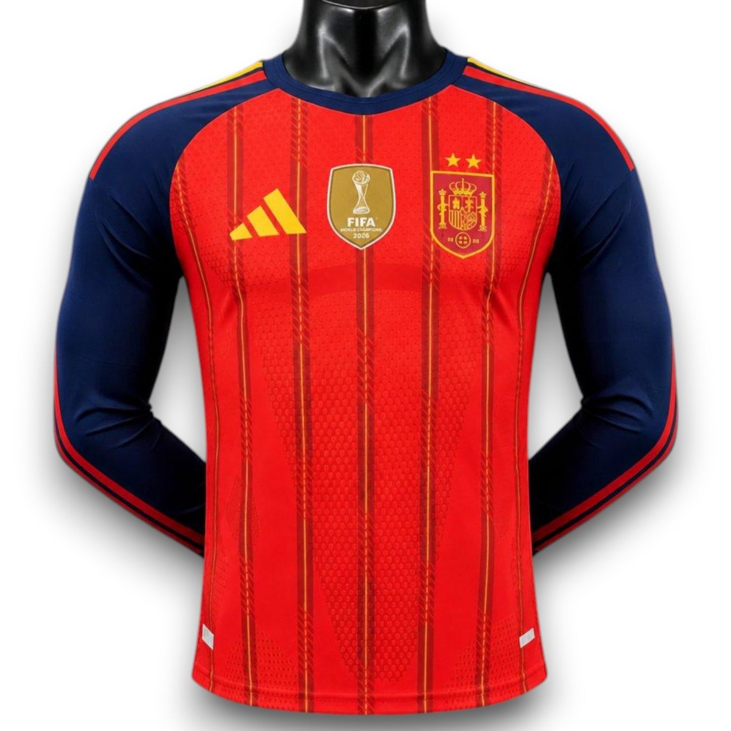Camiseta España 26-27 Local Manga Larga Dos Estrellas - Version Pro Player