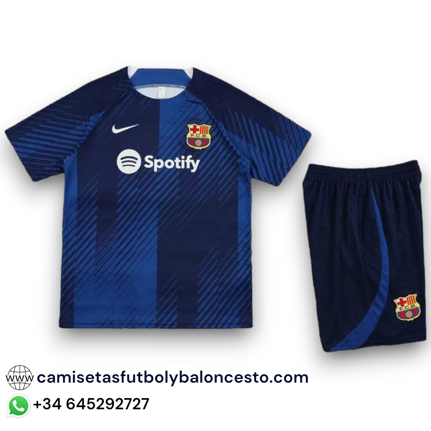 Conjunto Barcelona 2023-2024 Alternativo 7 - Entrenamiento