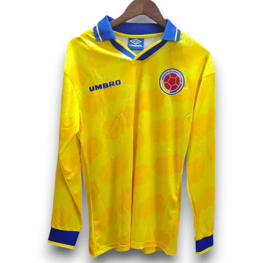 Camiseta Colombia 1994 Local Manga Larga