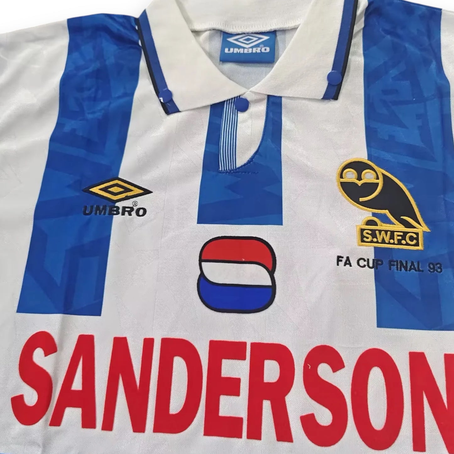 Camiseta Sheffield Wednesday 1992-1993 Local F.A CUP