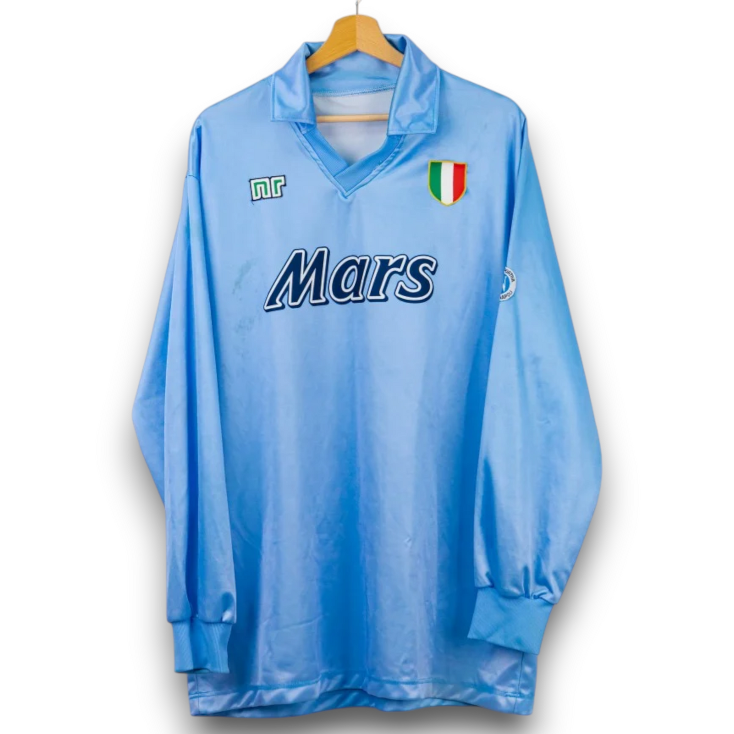 Camiseta Nápoles 1990-1991 Local - Manga Larga