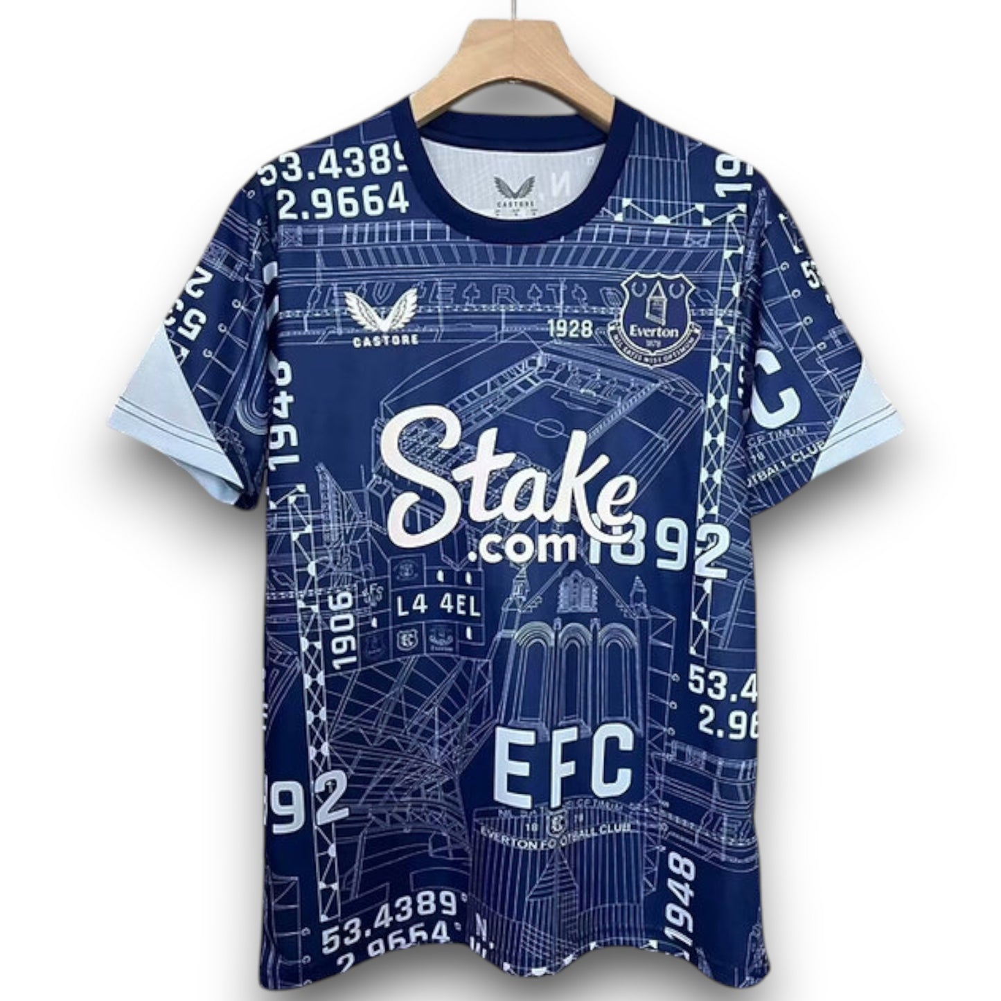 Camiseta Everton 2024-2025 Prepartido
