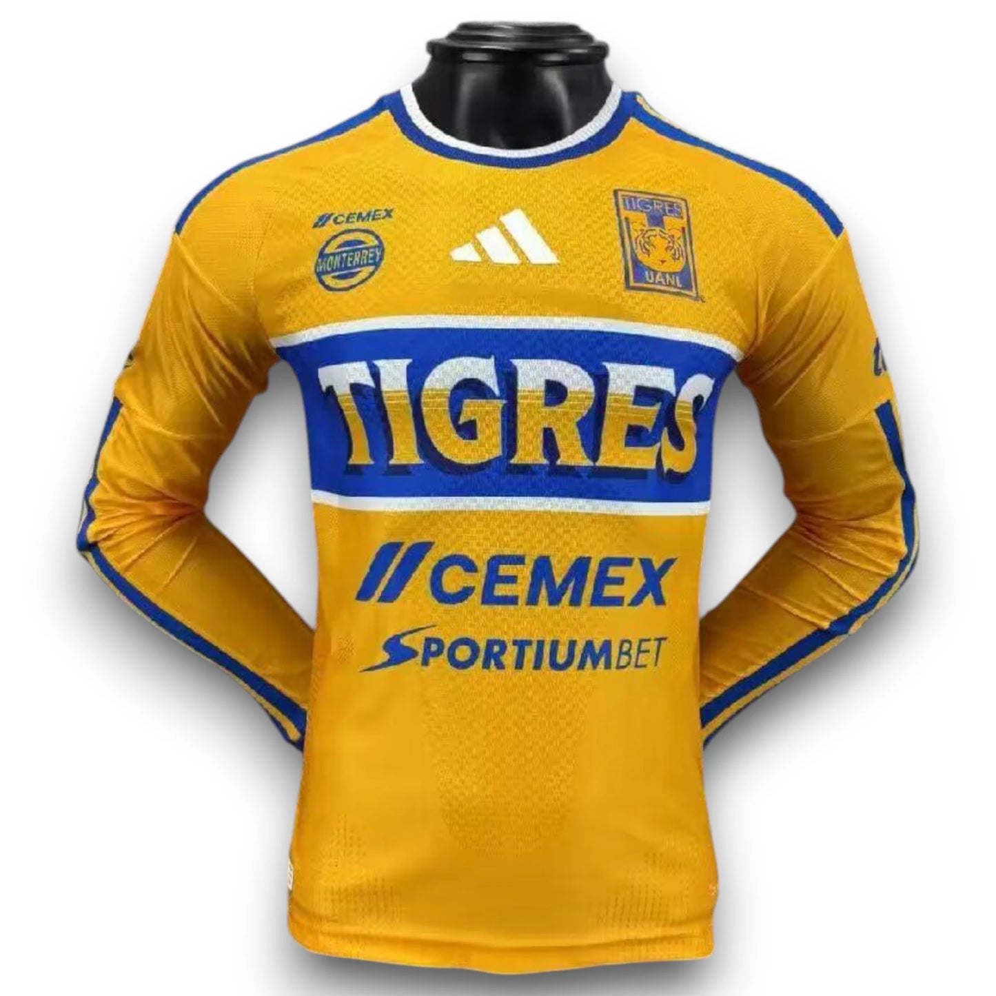 Camiseta Tigres UANL 2026-2027 Local Manga Larga- Version Pro Player