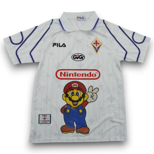 Camiseta AC Fiorentina 1997-1998 Visitante Mario Bros