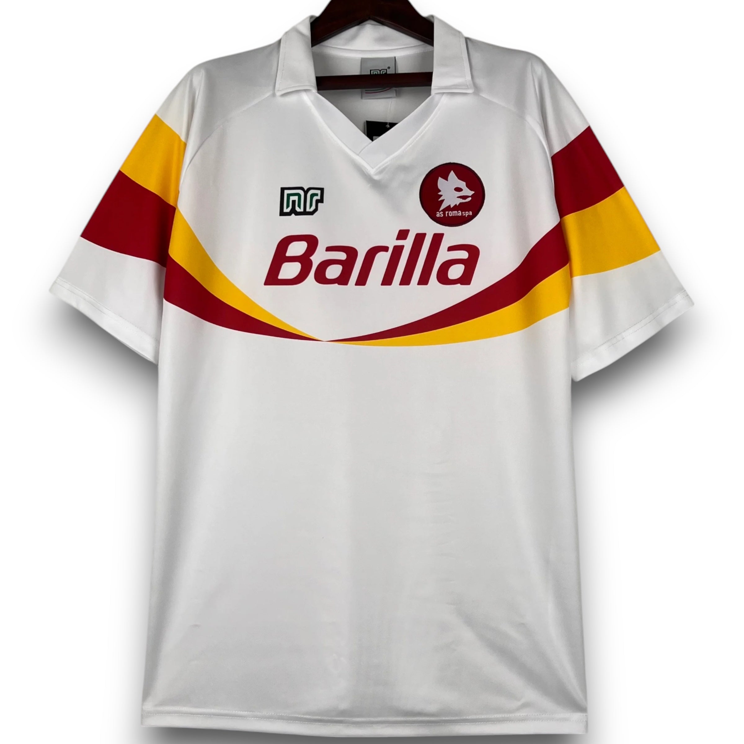 Camiseta AS Roma 1990 1991 Visitante Camisetasfutbolbaloncesto camiseta-as-roma-1990-1991-visitante-camisetasfutbolbaloncesto