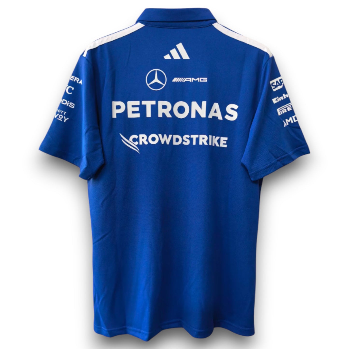 Polo equipo Mercedes 2026 Azul