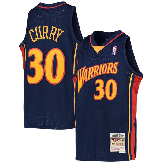 Camiseta Warriors Curry - Mitchell & Ness- Navy