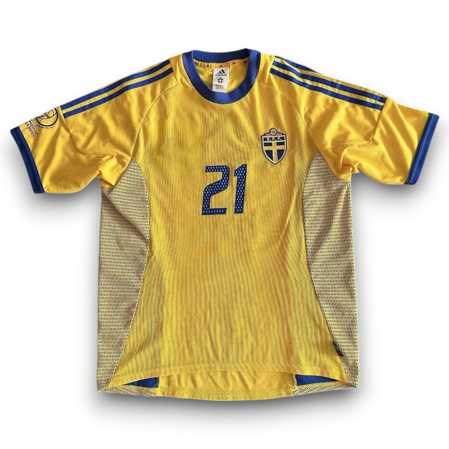 Camiseta Suecia 2002 Local