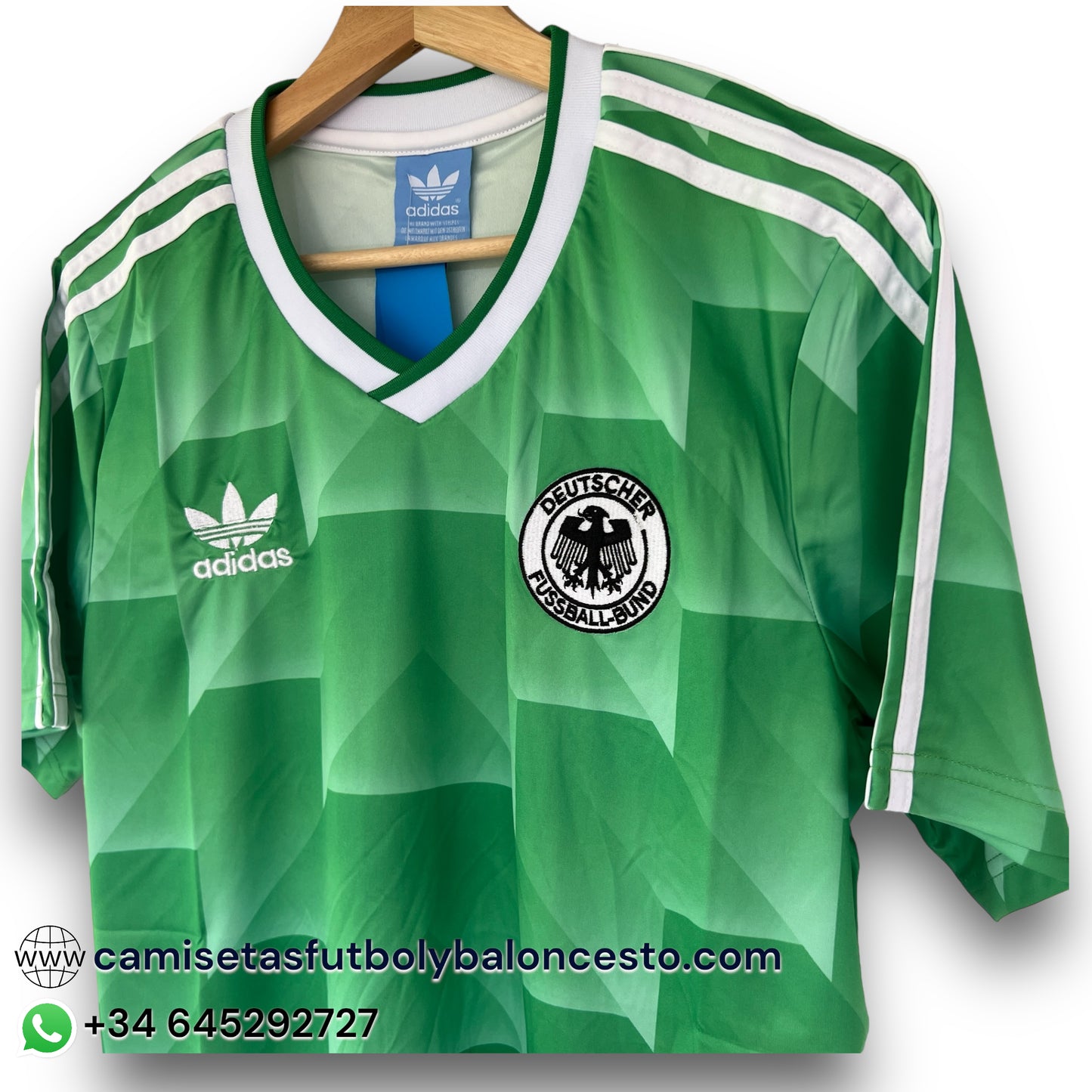 Camiseta Alemania 1990 Visitante