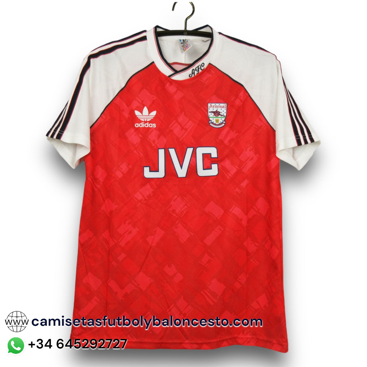 Camiseta Arsenal 1990-1992 Local