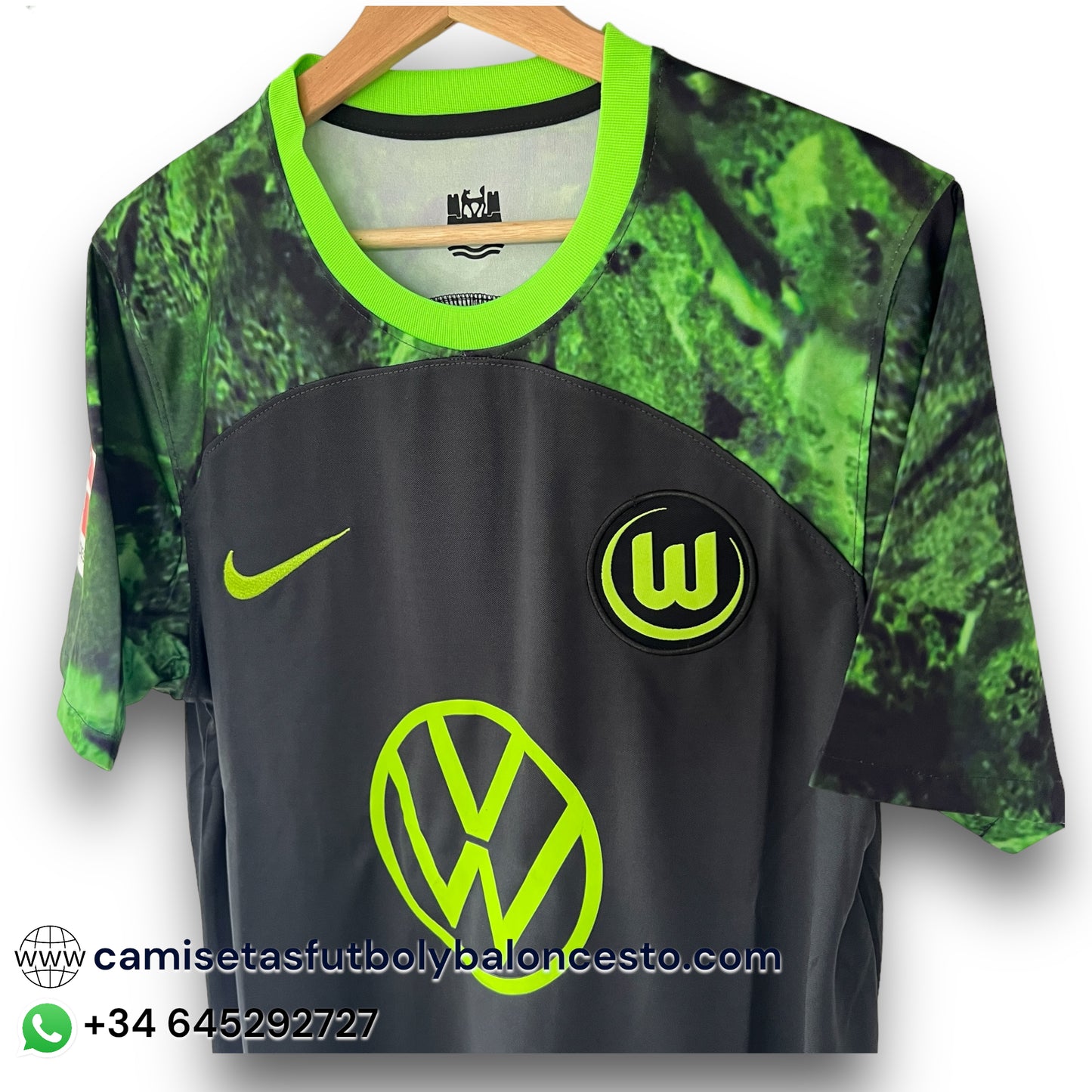 Camiseta Wolfsburg 23/24 Visitante