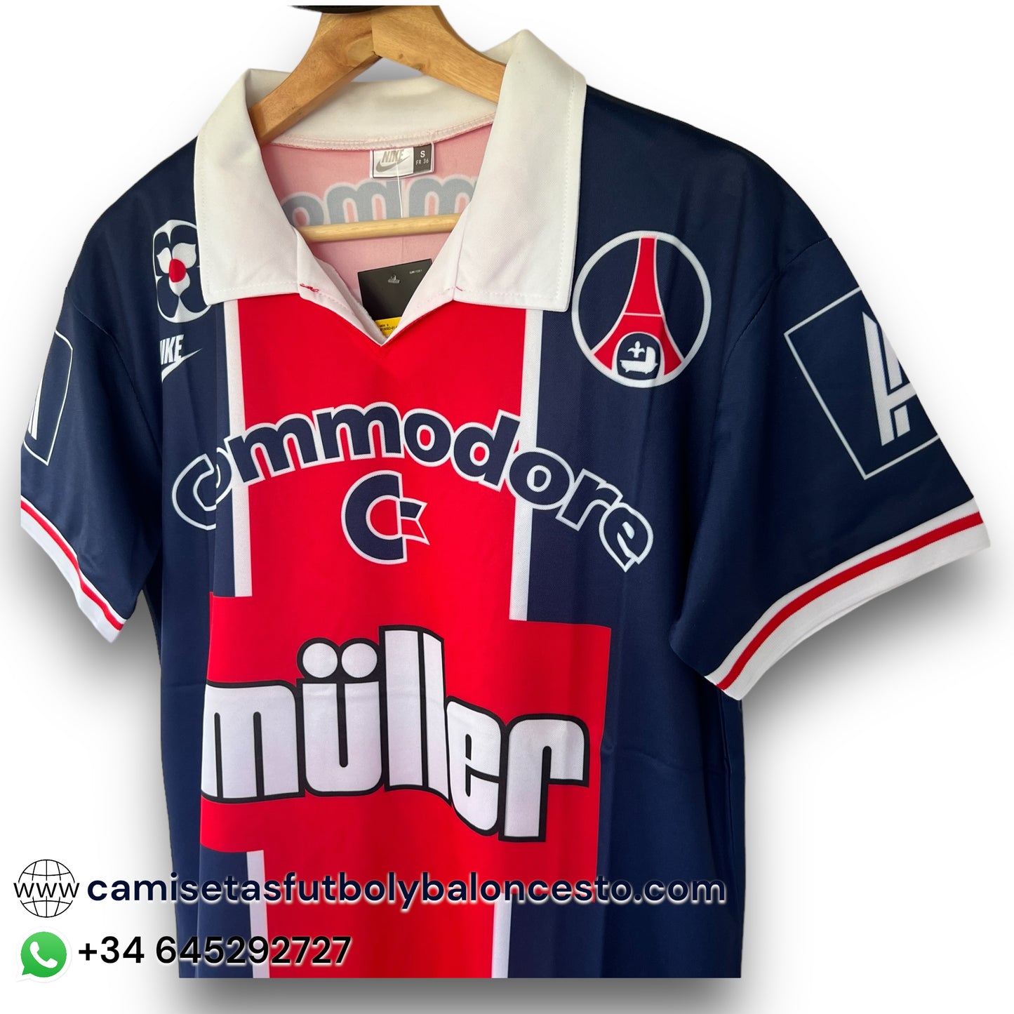 Camiseta PSG 1991-1992 Local