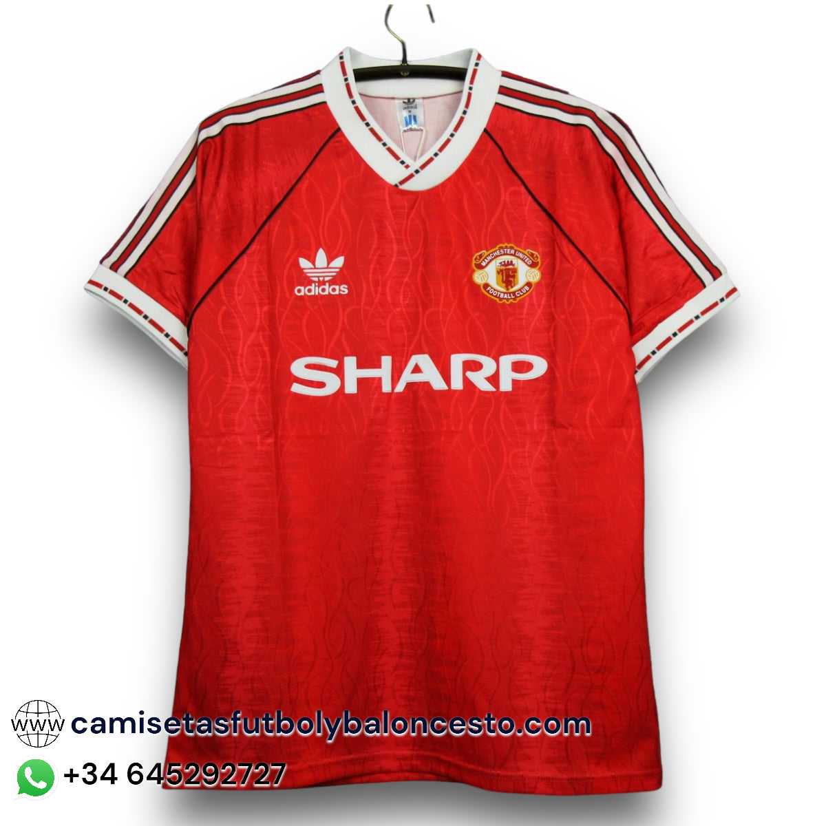 Camiseta Manchester United 1990-1992 Local