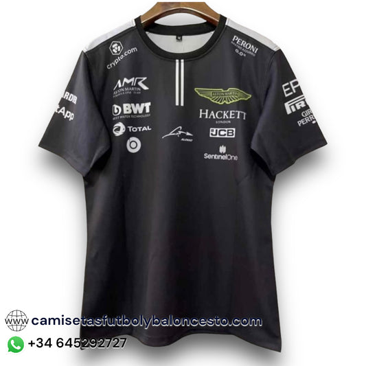 Camiseta Aston Martin Alonso 2023 Black