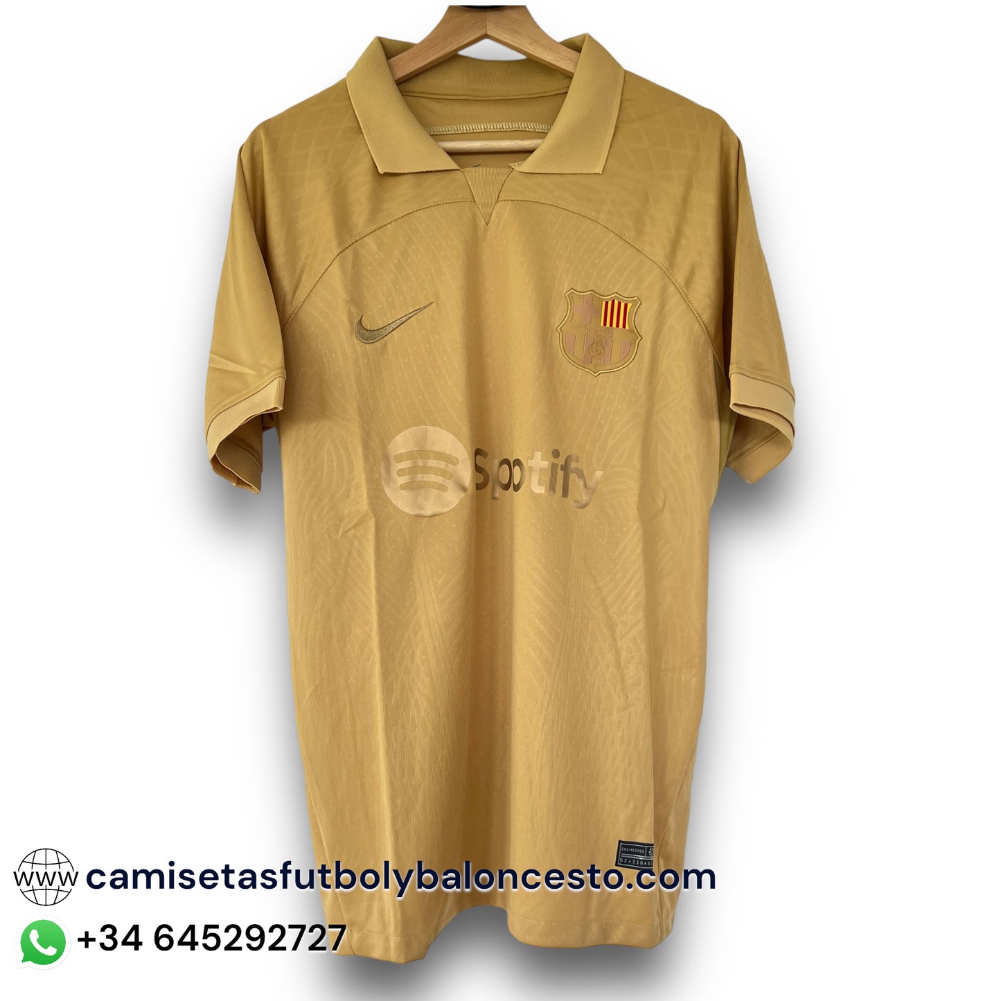 Camiseta Barcelona 2023-2024 Gold