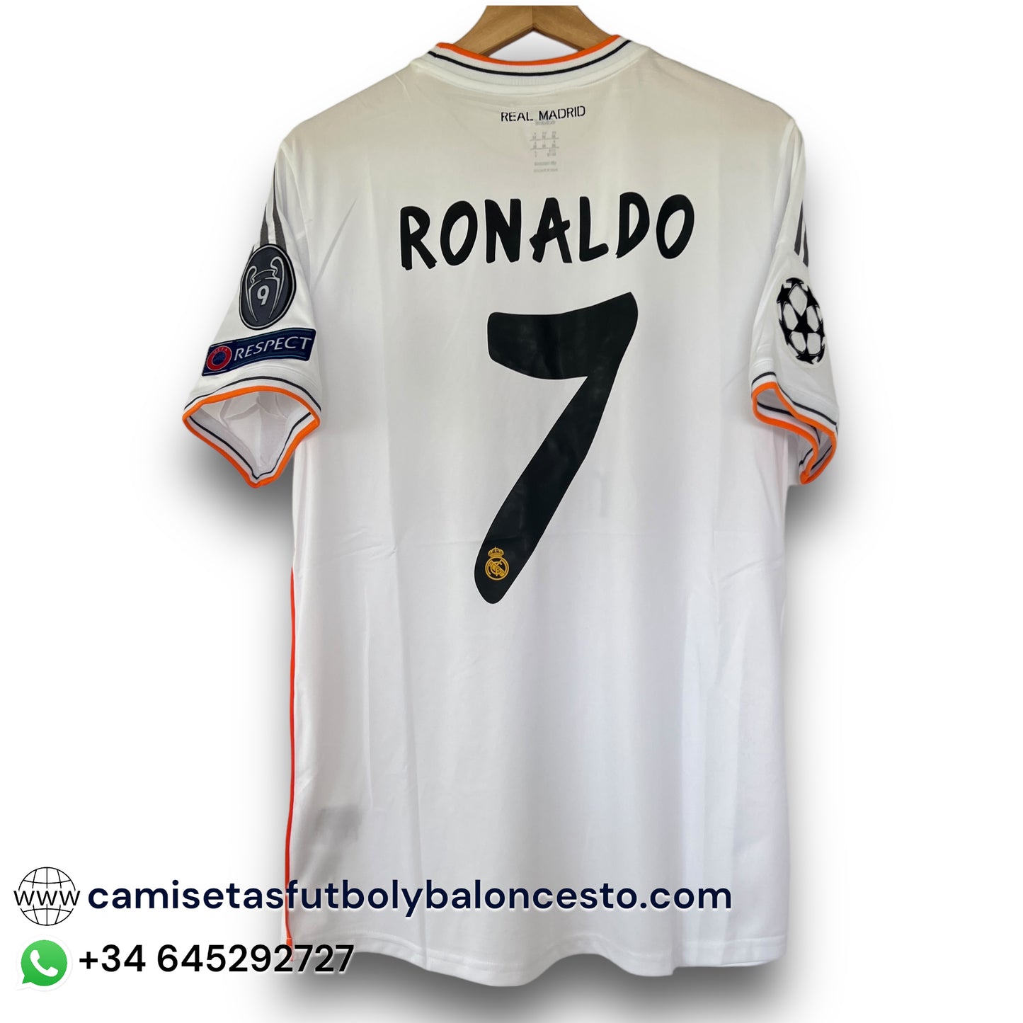 Camiseta Real Madrid 2013-2014 Local Final UCL