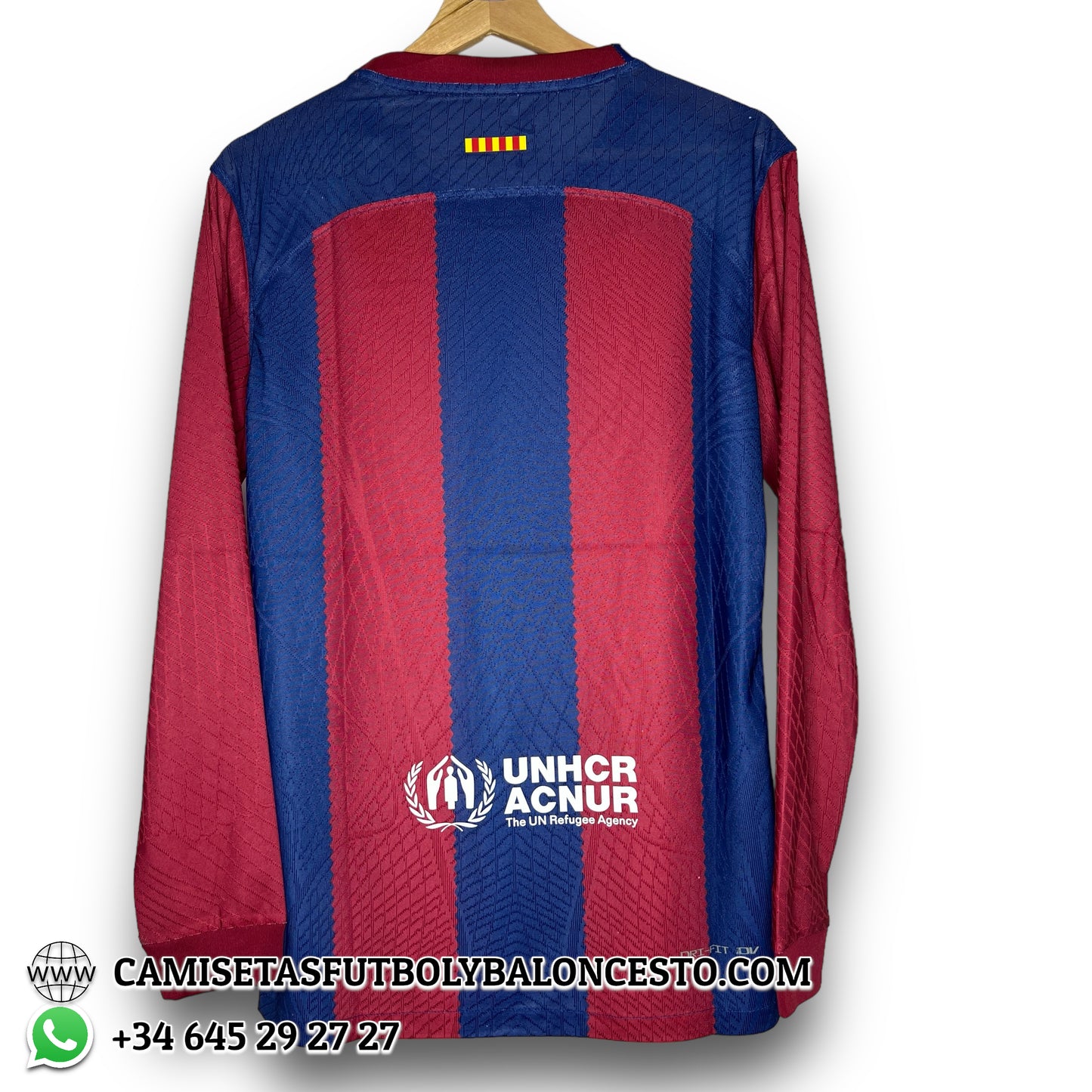 Camiseta Barcelona 2023-2024 Local Manga Larga - Version Pro Player